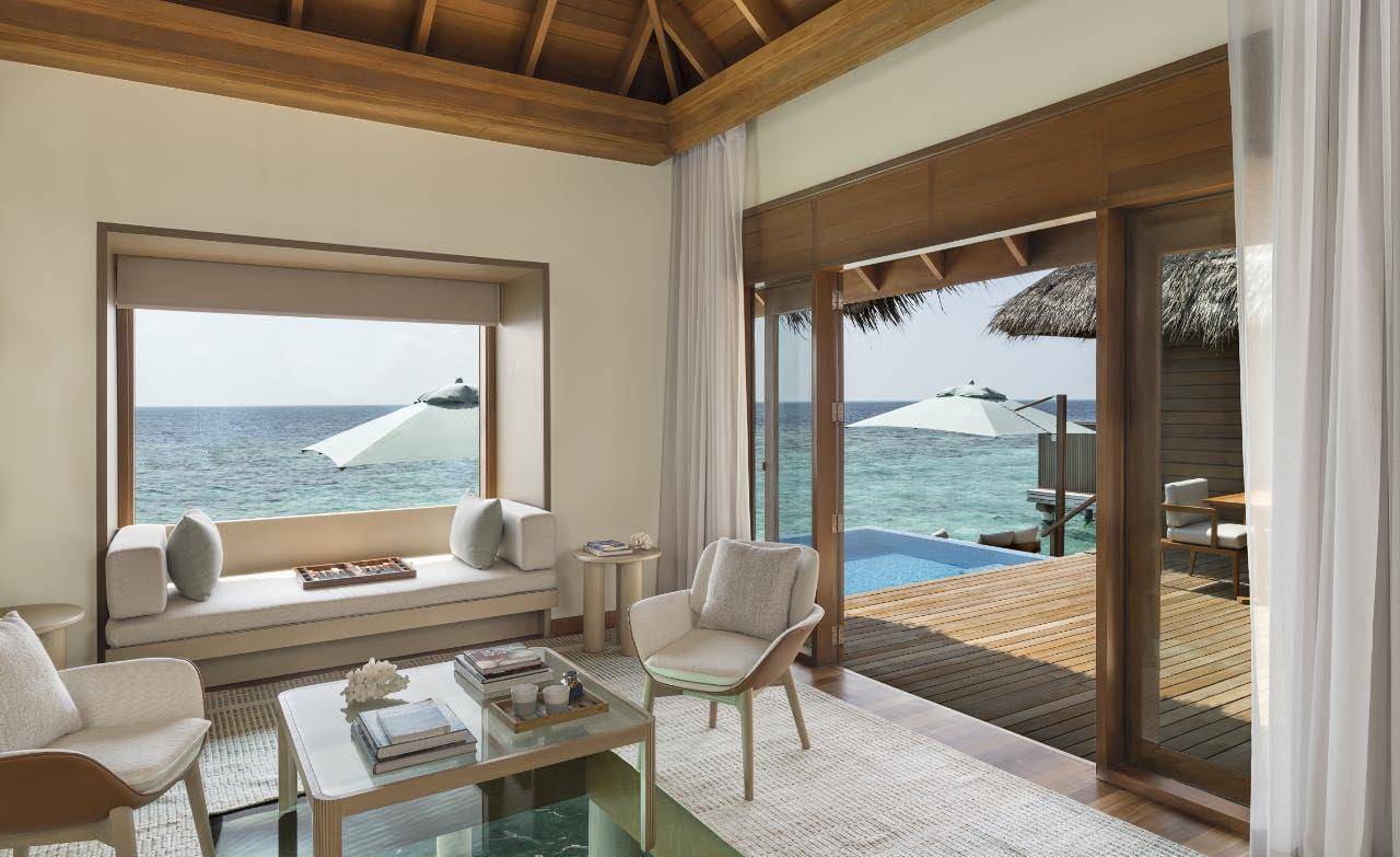Ocean Bungalow with Pool, wohnen, Huvafen Fushi Maldives